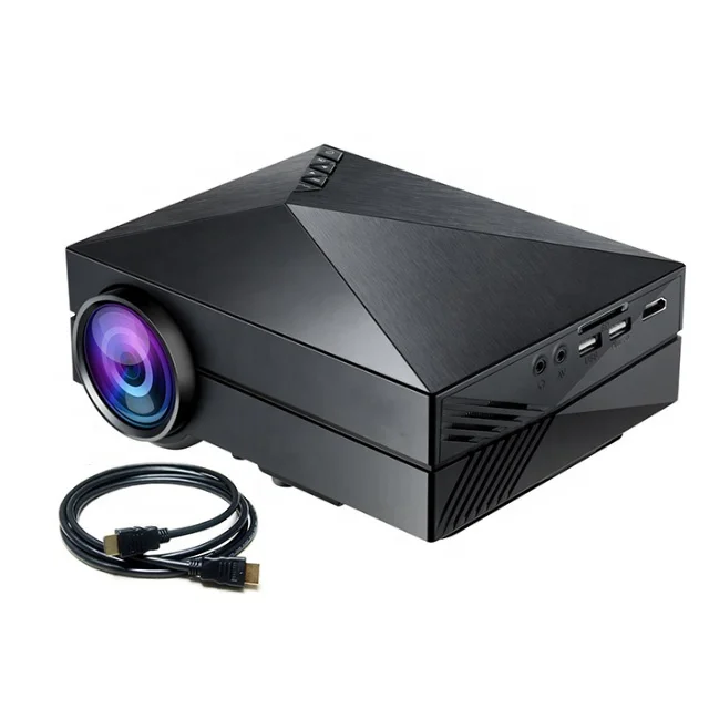 HD Mini Portable LED Projector Office Home Mini LED Projector 1080p Decode Projector