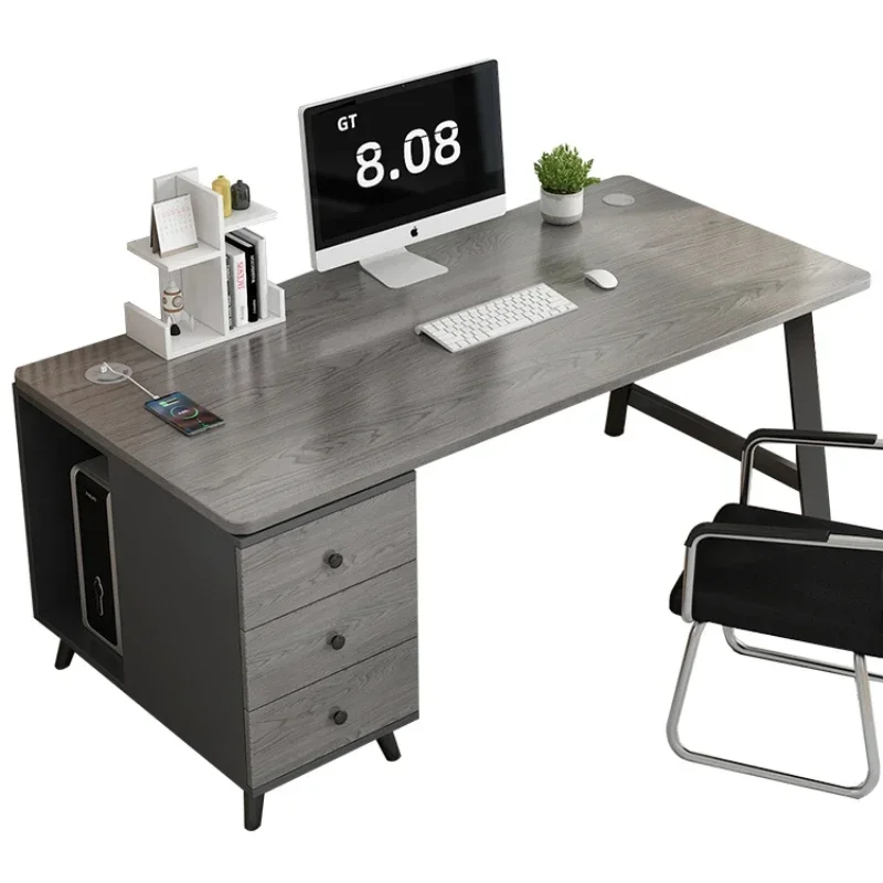 Drawers Slate Office Desks Computer Table Office Work Furniture