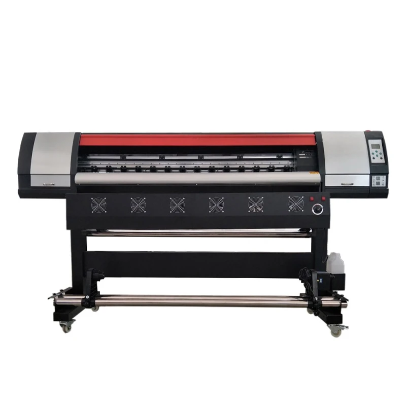 Eco Solvent Printer Dx5 Inkjet Printer Plotter 1.6M Flex Printing Machine With 1440Dpi Vinyl Billboard Sign Ecosolvent Printer