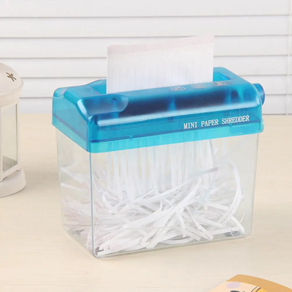 Compact Portable Shredder Straight Manual Office Supplies Easy To Use Paper Cutting Machine Mini Handheld Durable Mini Shredder