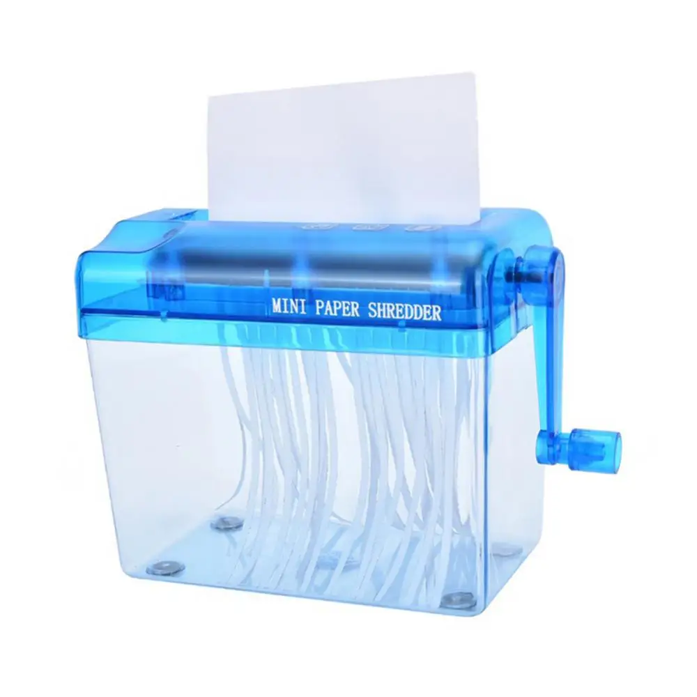 Compact Portable Shredder Straight Manual Office Supplies Easy To Use Paper Cutting Machine Mini Handheld Durable Mini Shredder