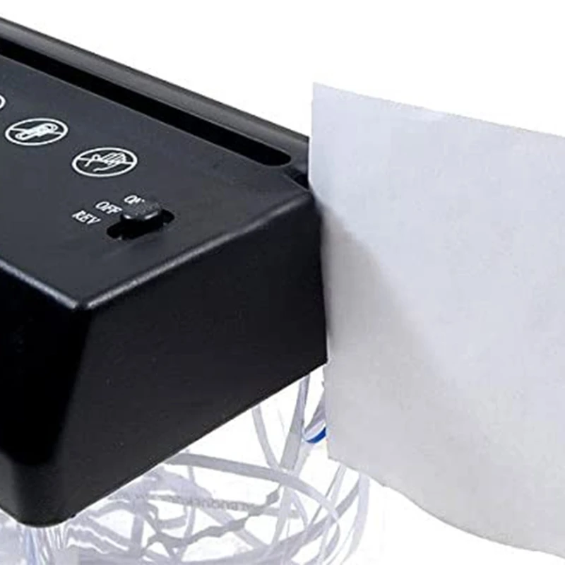 USB Electric Dual-Use Mini Paper Shredder Small Bill Letter Document Invoice Desktop Cutting Tool with Letter Opener