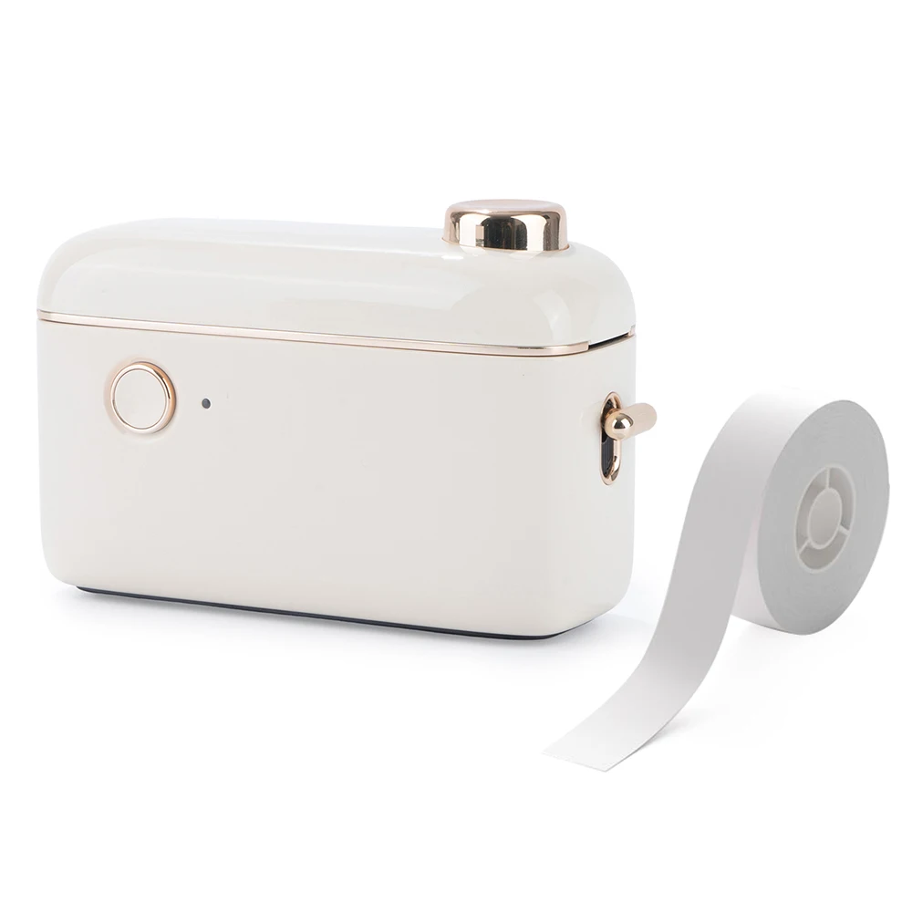 Label Maker Machine Mini Pocket Thermal Label Printer All in One BT Connect Support Continuous & Gap Label Printer