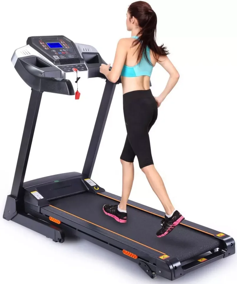 Foldable Electric Motorized Treadmill for Home Use Commercial Exercise Program Walking Running Machine