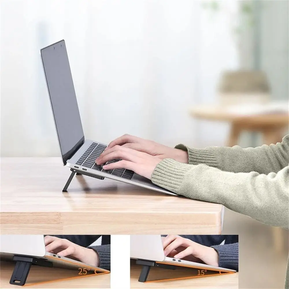 2Pcs Adjustable Height Foldable Keyboard Laptop Stand Portable Notebook Foldable Cooling Bracket For Laptop