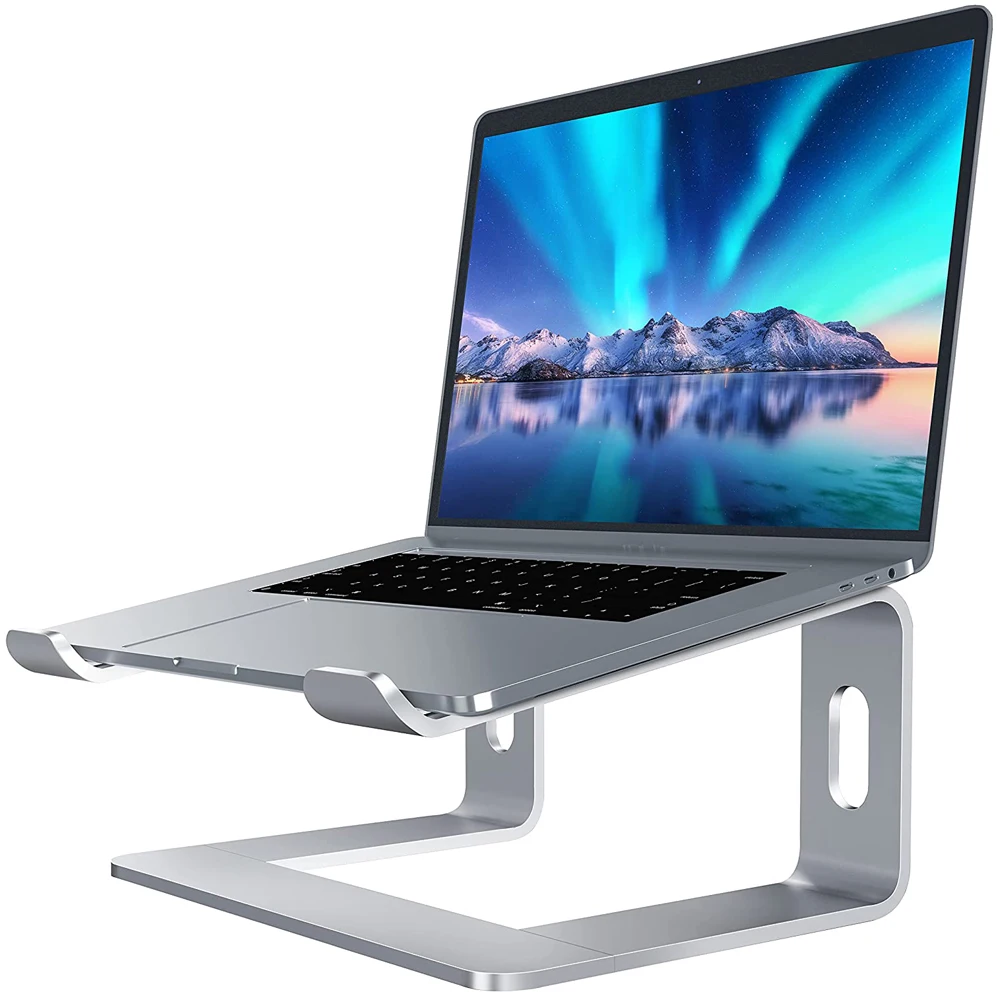 Laptop Tablet Stand Aluminum Alloy Adjustable Foldable Desktop PC Notebook Lifting Heightening Cooling Bracket Riser Holder