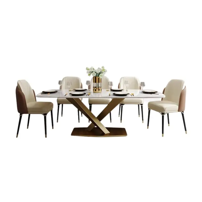 Luxury Living Room Dining Table Modern ...