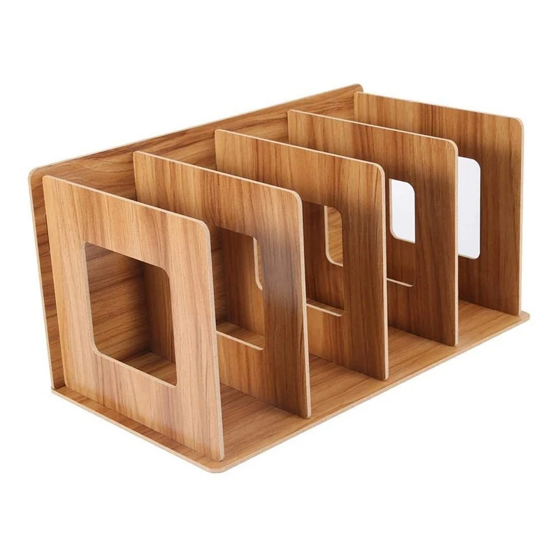 Detachable Wooden 4 Sections Storage Rack Box Boar...