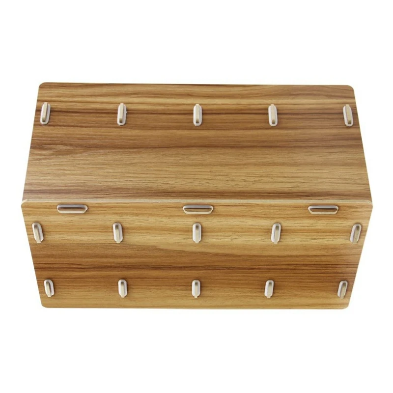 Detachable Wooden 4 Sections Storage Rack Box Board