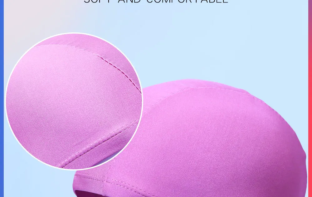 Swimming Caps For Men Women Elastic Nylon Ear Protection Long Hair Swimming Pool Hat Ultrathin Bathing Caps