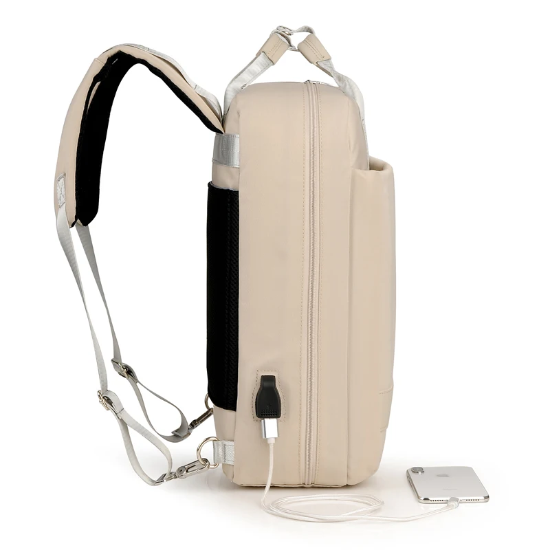 Men Women Backpack Multifunctional Waterproof Bags School Books Laptop Backpacks USB Charging Girls Oxford Nylon Travel Rucksack