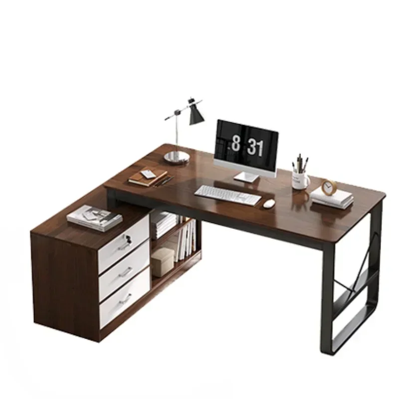 Employee Work Office Desks Table Modern Home Computer Office Desks Simplicity Drawers Furniture