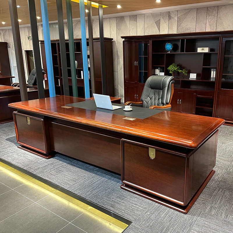 Executive Luxury Office Desk Boss Corner Mesa Reception Table Modern Standing Computador Work Desk Furniture