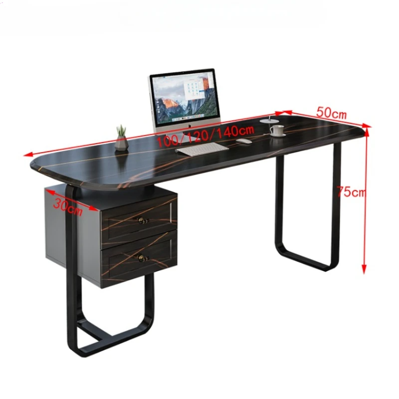 Boss Single Office Desk Luxury Modern Italian Write Executive Office Desk Table Escritorio Ordenador Work Furniture