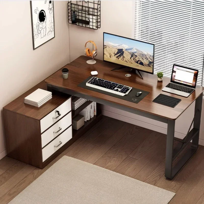 Employee Work Office Desks Table Modern Home Computer Office Desks Simplicity Drawers Furniture