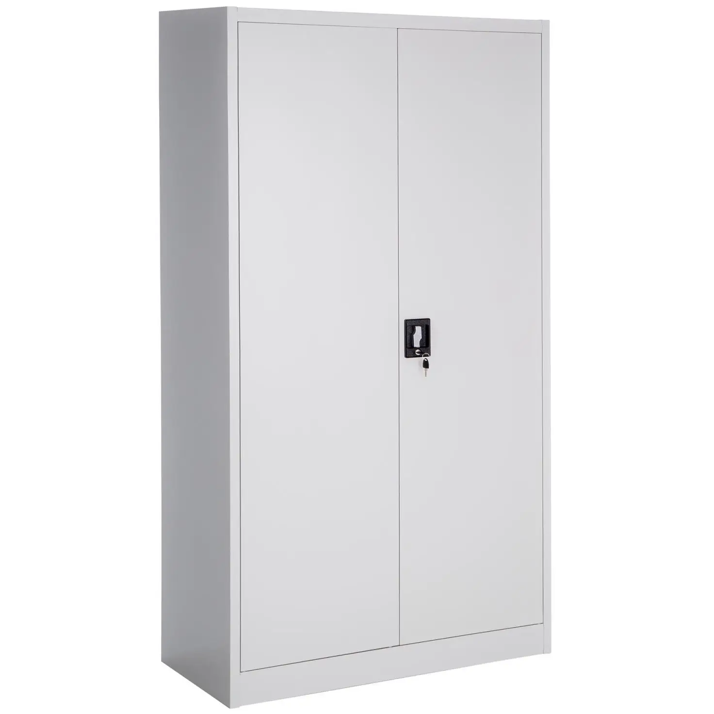 Office Cabinet Filing Cabinet Storage With 4 Adjustable Shelves With 2 Steel Keys