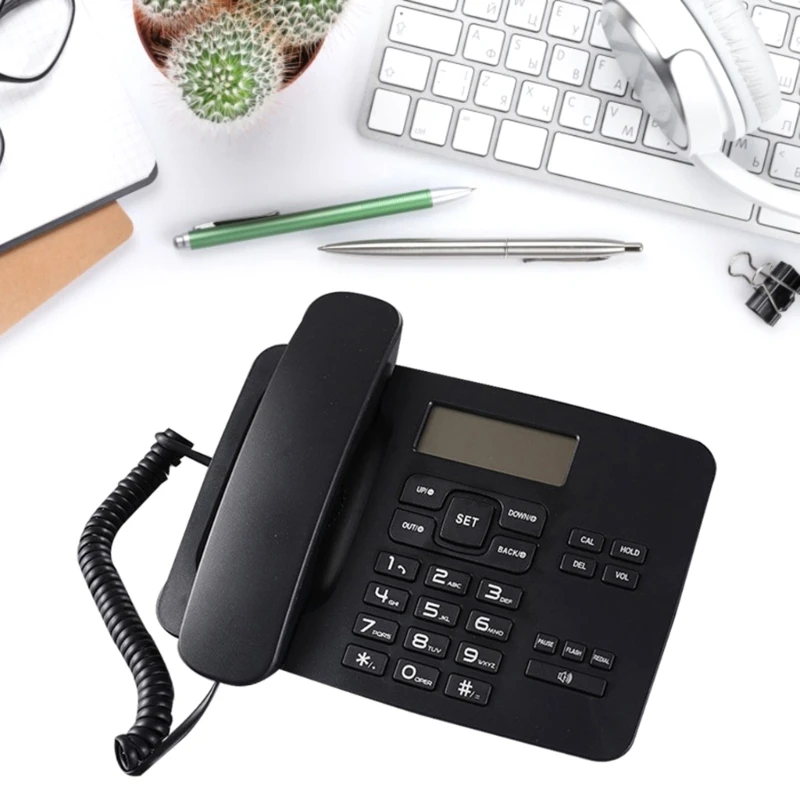 Caller Display Corded Telephone: Desktop, Ideal fo...