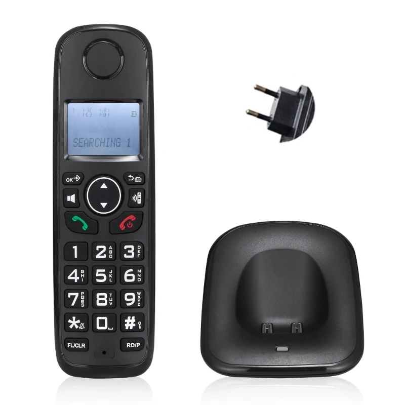 Noise-Reduccing Cordless Landline Phone: Fixed Tel...