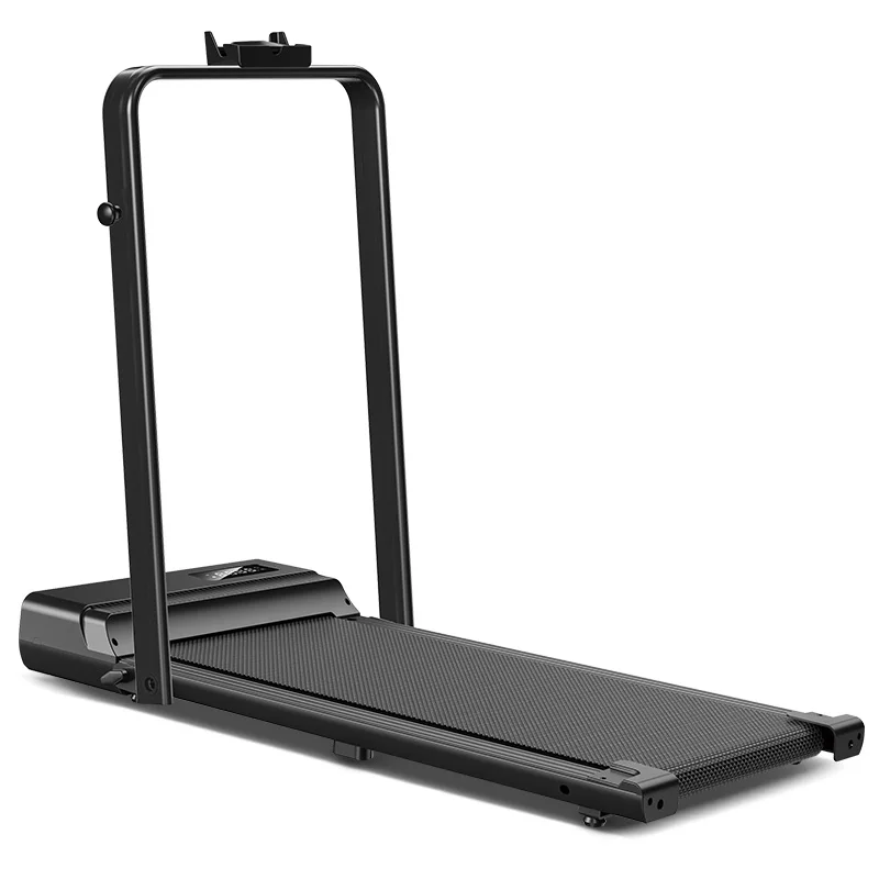 Led Screen Home Fitness Portable Foldable Smart Treadmill Walking Pad With Handle