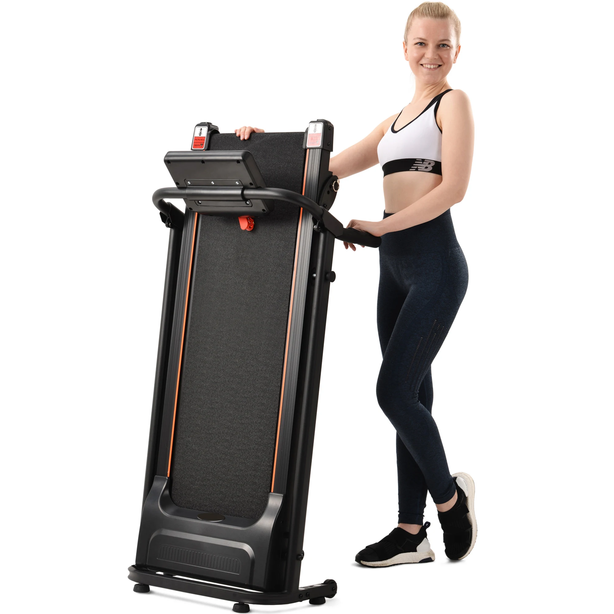 Fitness Treadmill with LED Display 1-12km/h  iPad/...