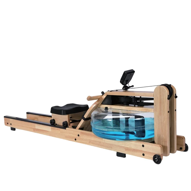 Warm Up Exercise Optional Wood High Quality Foldable Rowing Machine