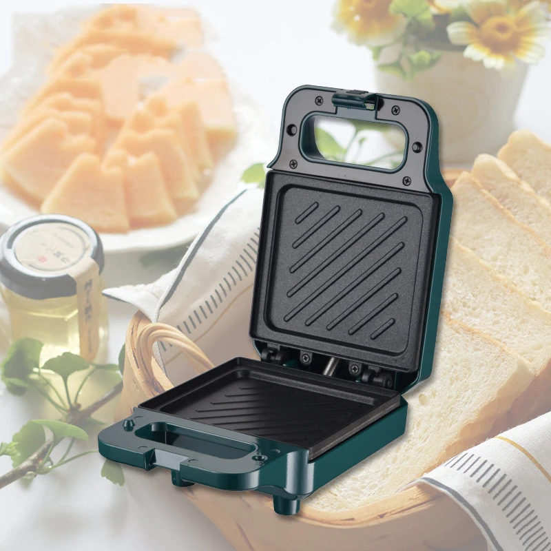 Sandwich Maker Breakfast Machine Toaster Machine Home Light Food Waffle Maker Multi-Function Heating Toast Pressure Toaster