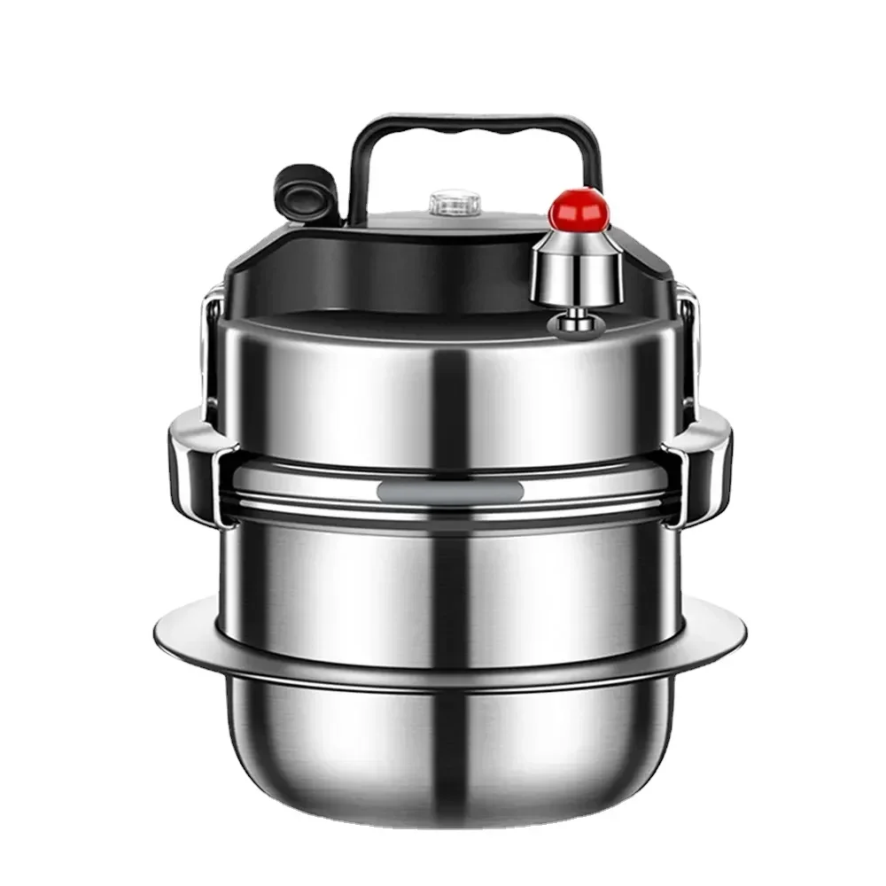 2.0L Pressure Cooker Stainless Steel Outdoor Camping Portable Micro Pressure Cooker Household Mini Pot