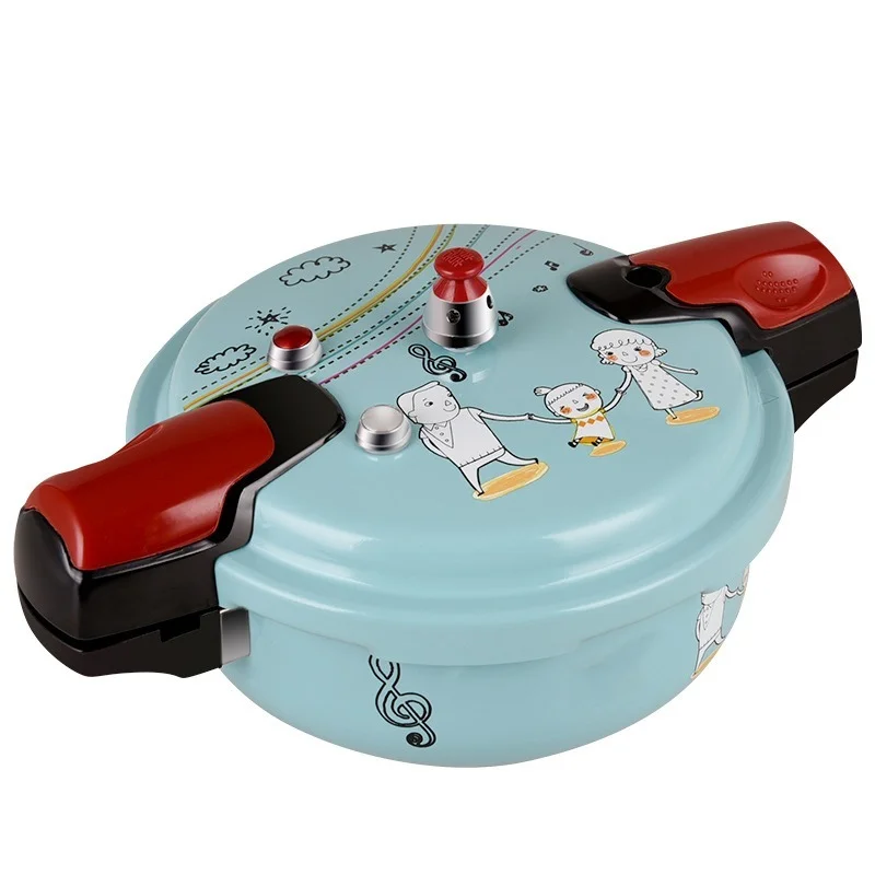 Gas Induction Cooker Universal Micro Pressure Cooker Explosion-Proof Mini Pressure Cooker Cartoon Design Household