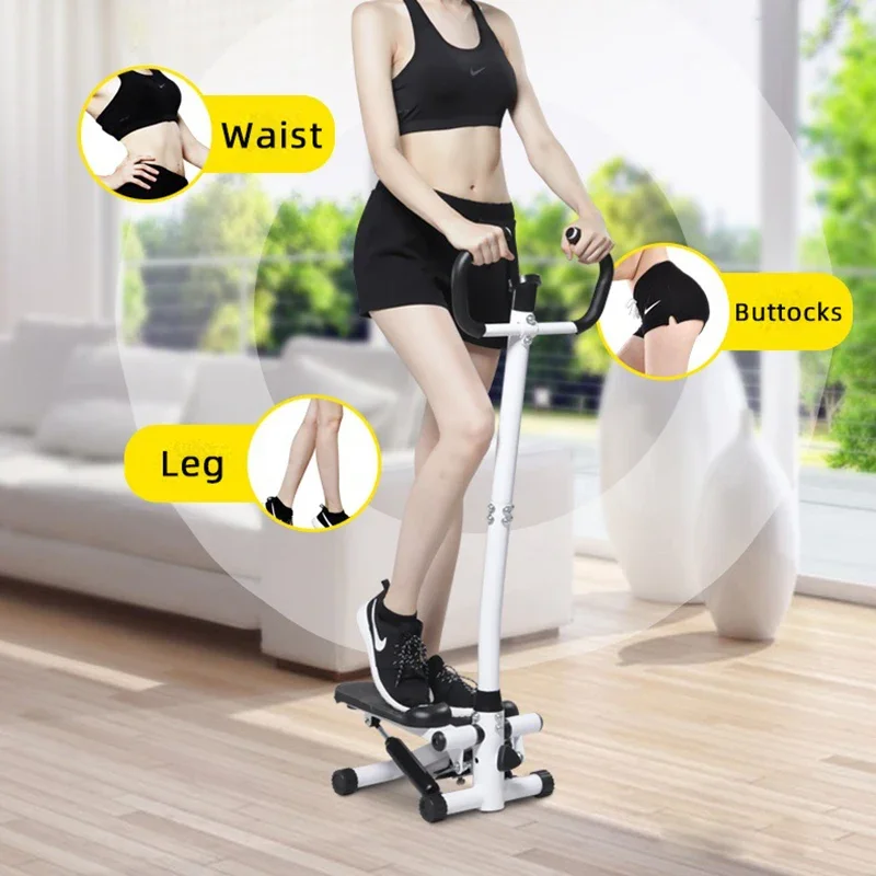 Portable Cardio Workout Foot Climber Equipment Commercial Elliptical Fitness Exercise Mini Handle Gym Machine Twist Stepper