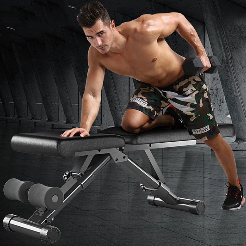 Abdominal Muscle Trainer Sit Bench Press Abdominal Muscle And Core Exercise Chair With Foam Roller Foot Handle Fitness