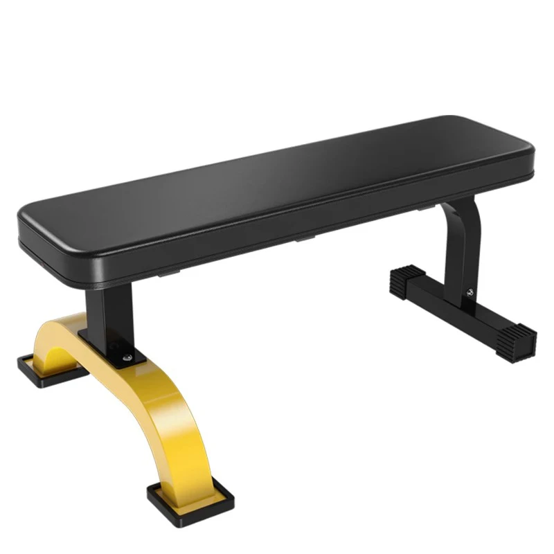 Dumbbell Flat Bench Professional Bench Press Bench Fitness Chair Abdominal Muscle Exercise Sit-Ups Home Fitness Equipment