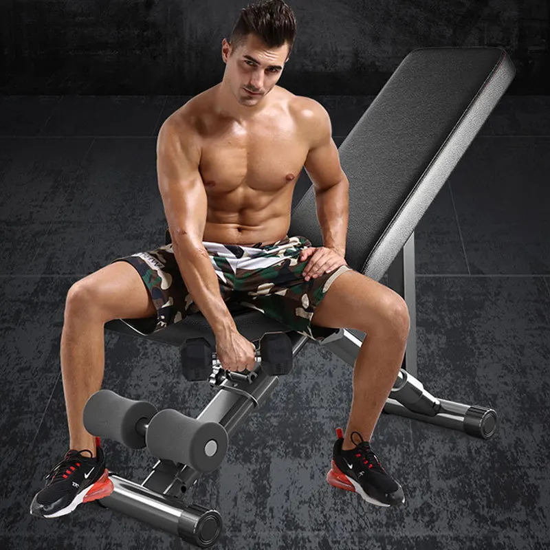 Abdominal Muscle Trainer Sit Bench Press Abdominal Muscle And Core Exercise Chair With Foam Roller Foot Handle Fitness