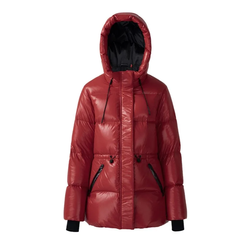 Hooded Thickened 90 Goose Down Down Jacket for Women's Short Jacket New Autumn and Winter Styles