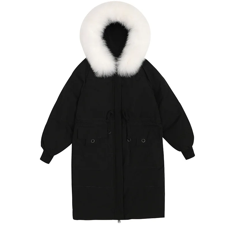 White Duck Down Coat Winter Down Jacket Women Jacket Korean Puffer Jacket