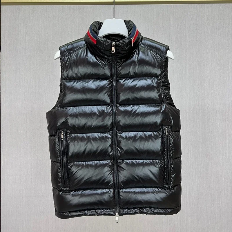 Men's Down Vest Lightweight Casual Jacket White Goose Down Versatile Down Vests Casual Jackets for Men