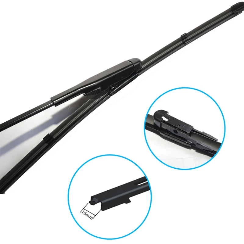 Car Wiper Blade Window Brushes Front Clean Windscreen Windshield Wipers Auto Accesories Stickers