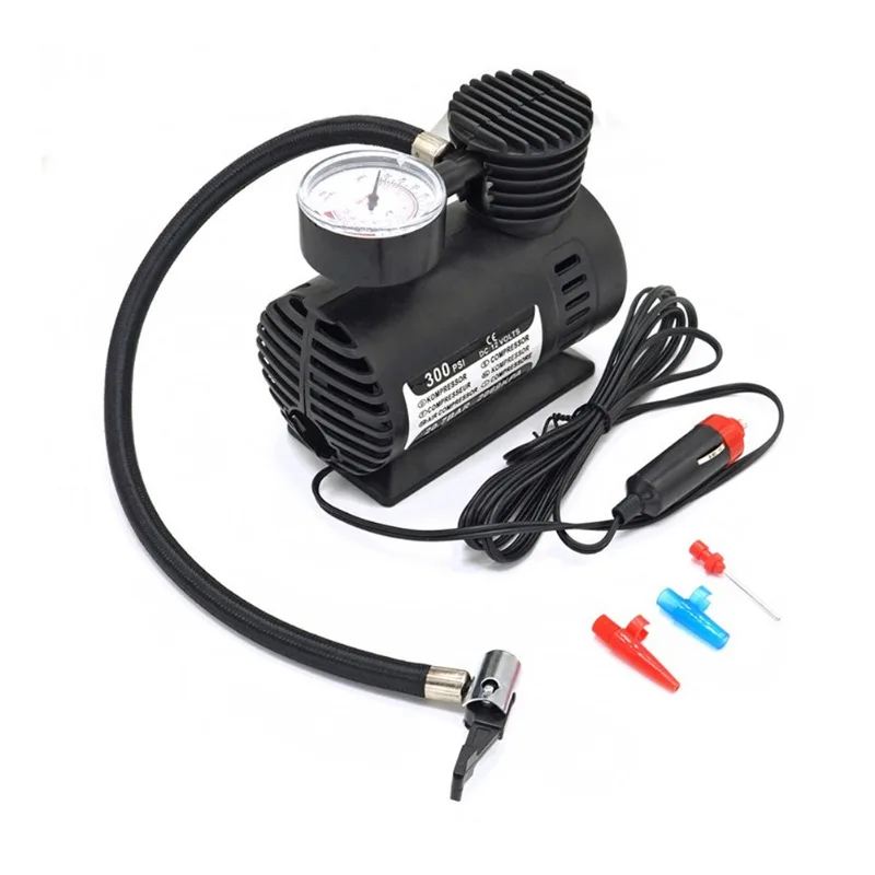 Portable Mini Air Compressor Pump Tire Tyre Inflator Quickly Inflate For Auto Motorcycle