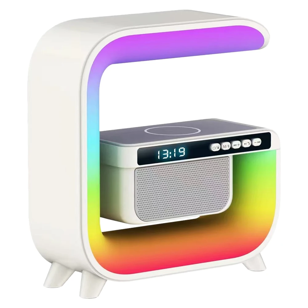 Bluetooth-Compatible Speaker Colorful Night Light ...