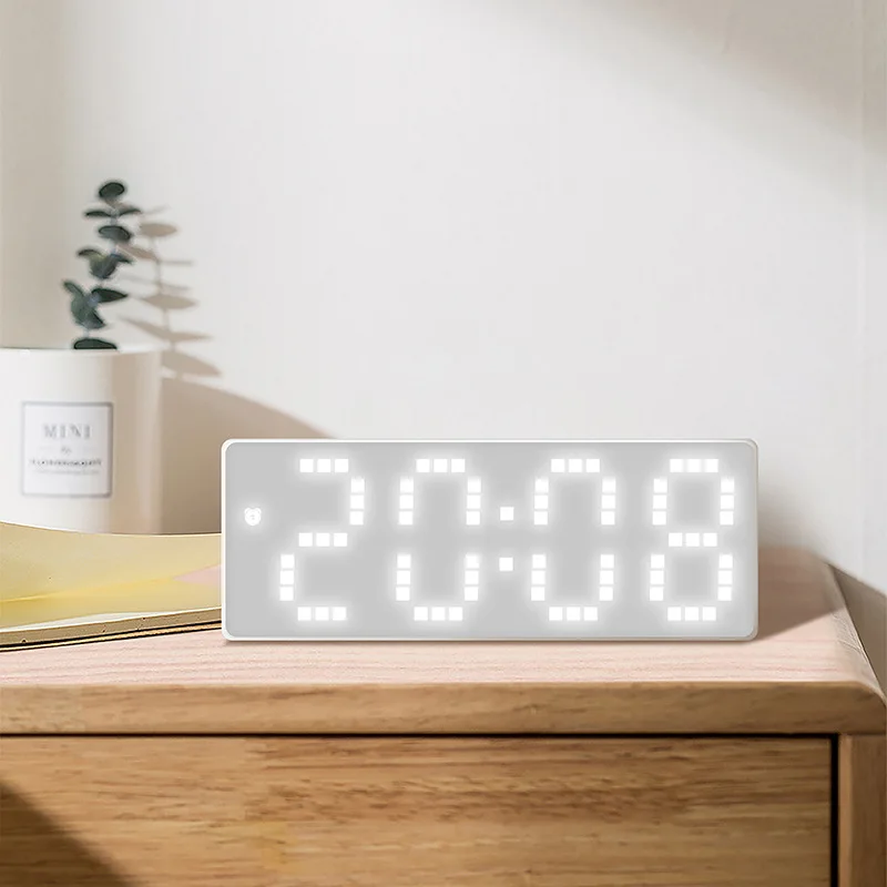 Mini Smart Alarm Clock Digital LED Standing Clocks...