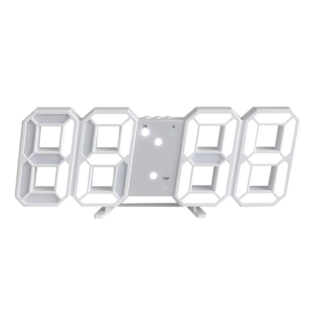 3D LED Digital Clock Luminous Multifunctional USB ...