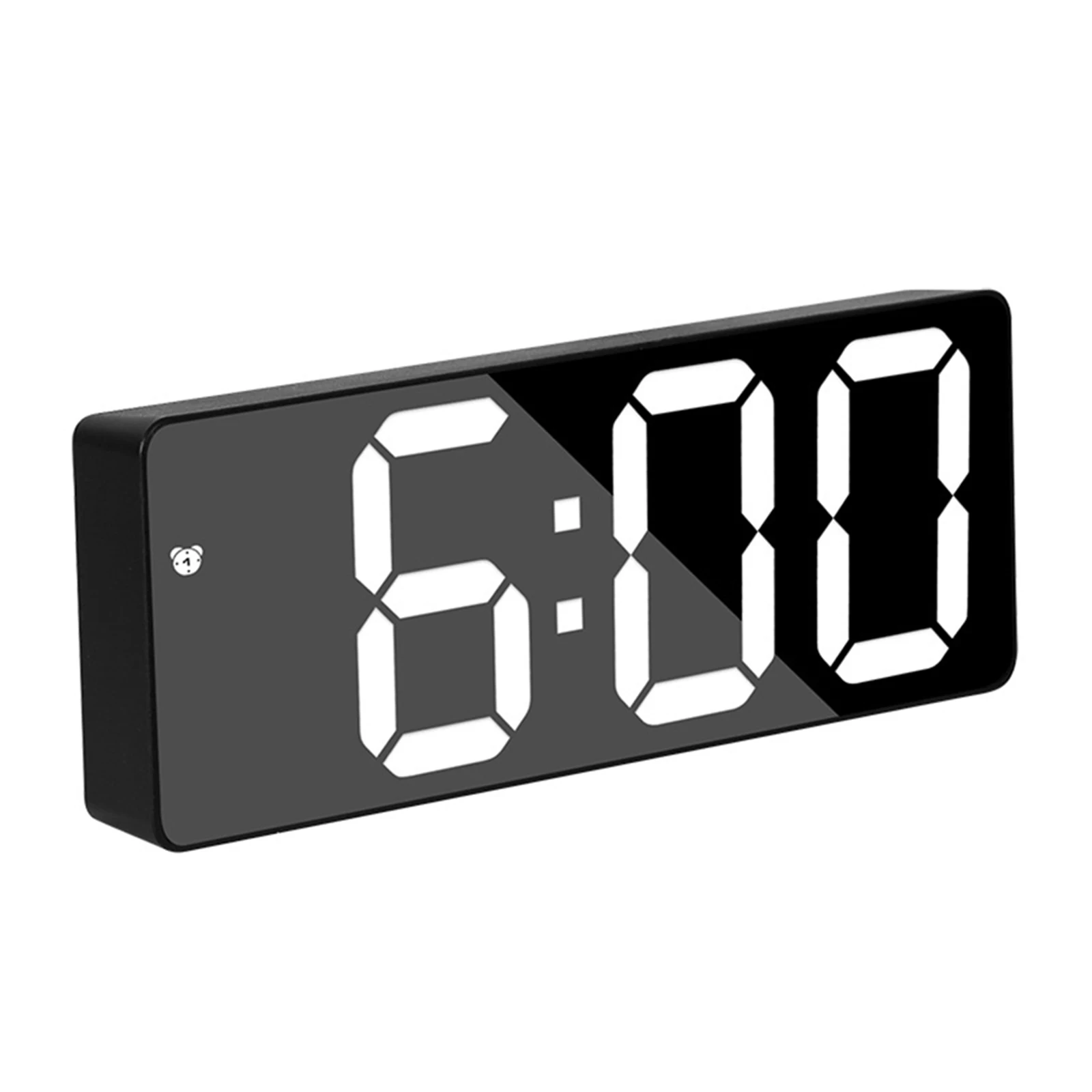 Smart Digital Alarm Clocks For Bedrooms LED Mirror Table Clock Snooze Display Time Desktop Alarm Clock Home Decor