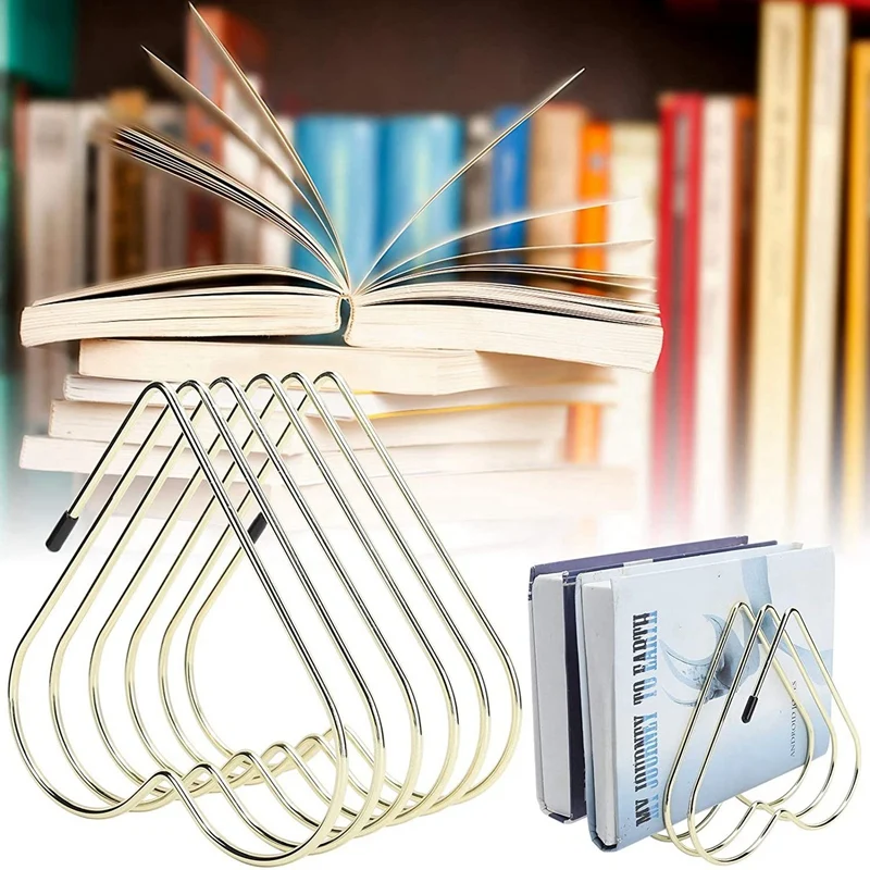 Heart-Shaped Desktop Organizer: Bookshelf Decoration, Office Accessory, File Sorter for an Organized Workspace