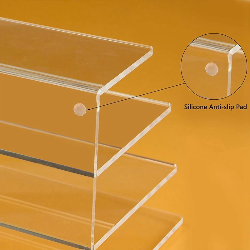 Desktop Sorting Organizer Compartment Acrylic File Rack Transparent File Sorter Desktop File Storage