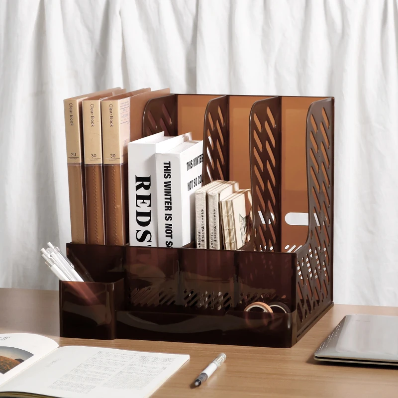 Retro Multi-tier Document Organizer: Frame File St...