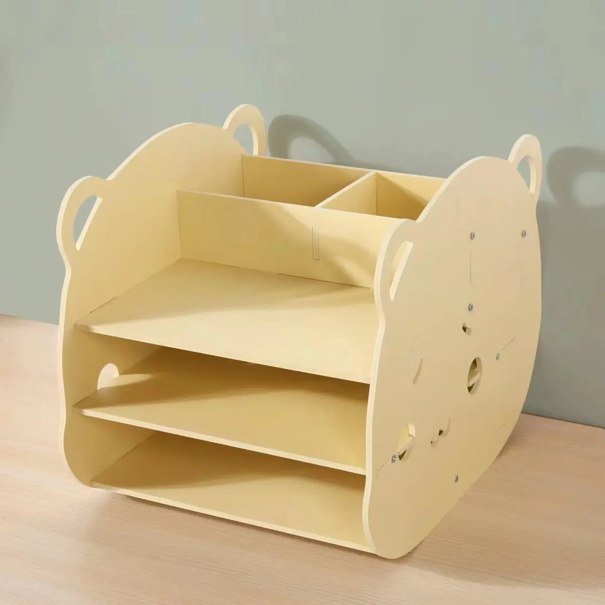 Cute Desktop Storage Box Office Supplies Organizing File Rack Multi-Layer File A4 Information Bookshelf