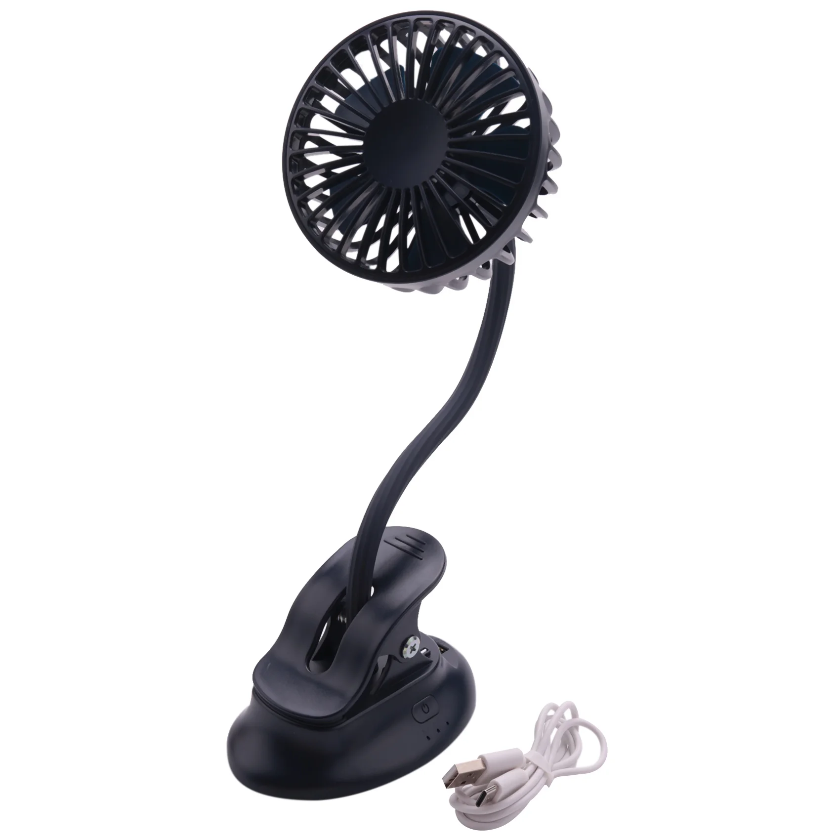 Portable Mini Clip Stroller Fan 3 Speeds Settings ...