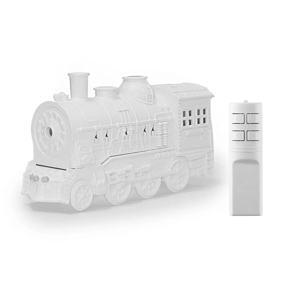 Portable With Light Aromatherapy Diffuser Remote Control Magic Train Humidifier For Bedroom Living Room