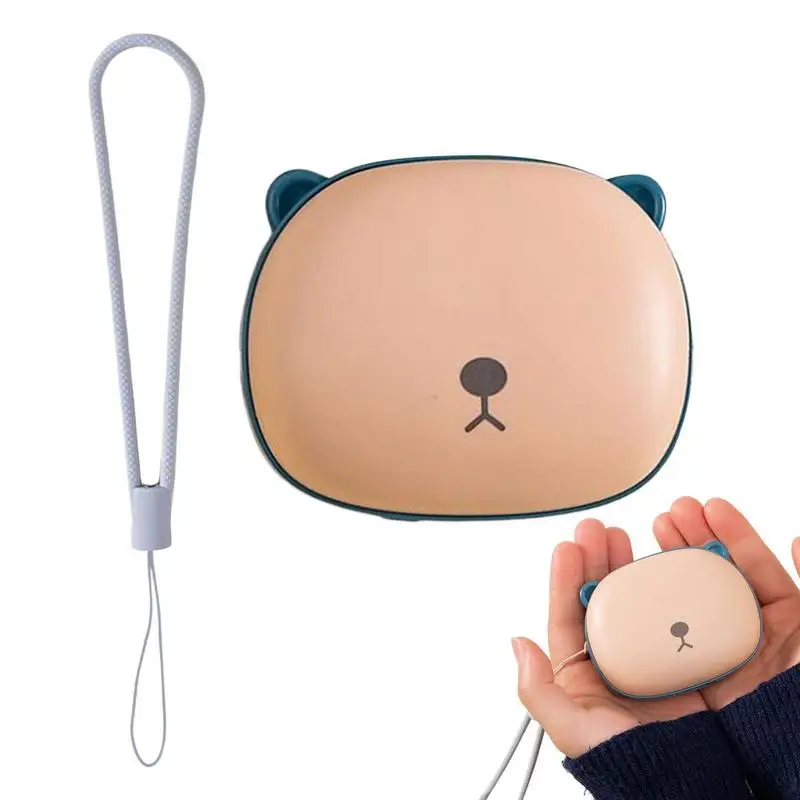 Cute Bear Hand Warmer USB Rechargeable & Battery Powered Pocket Hand Warmer USB Heater In Winter