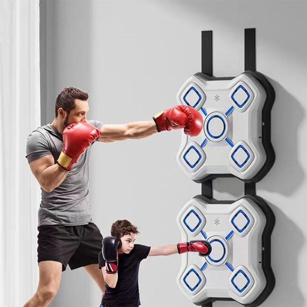 Music Boxing Machine: Bluetooth Linked Workout Equipment - Intelligent Punching Target for Home Exercise