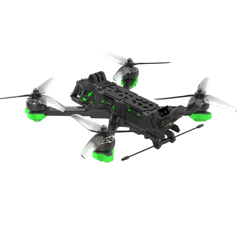 5-inch FPV Drone: Squashed-X or DC Geometry, GPS Module, Dji O3 Air Unit, Enhanced FPV Experience